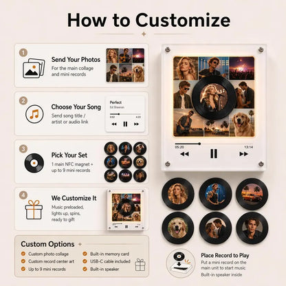 EchoSpin Custom Music Magnet