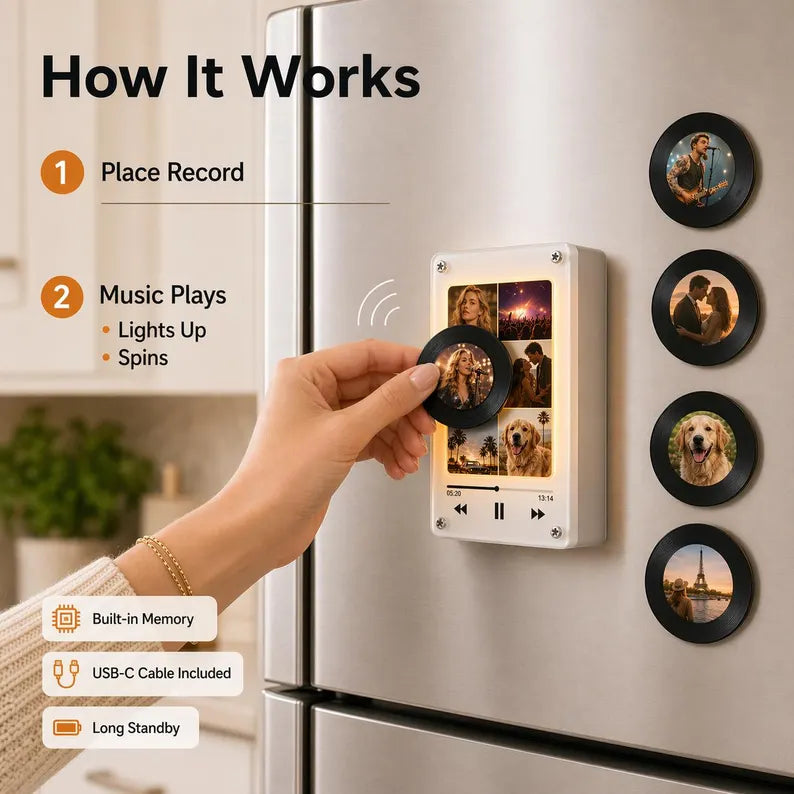 EchoSpin Custom Music Magnet
